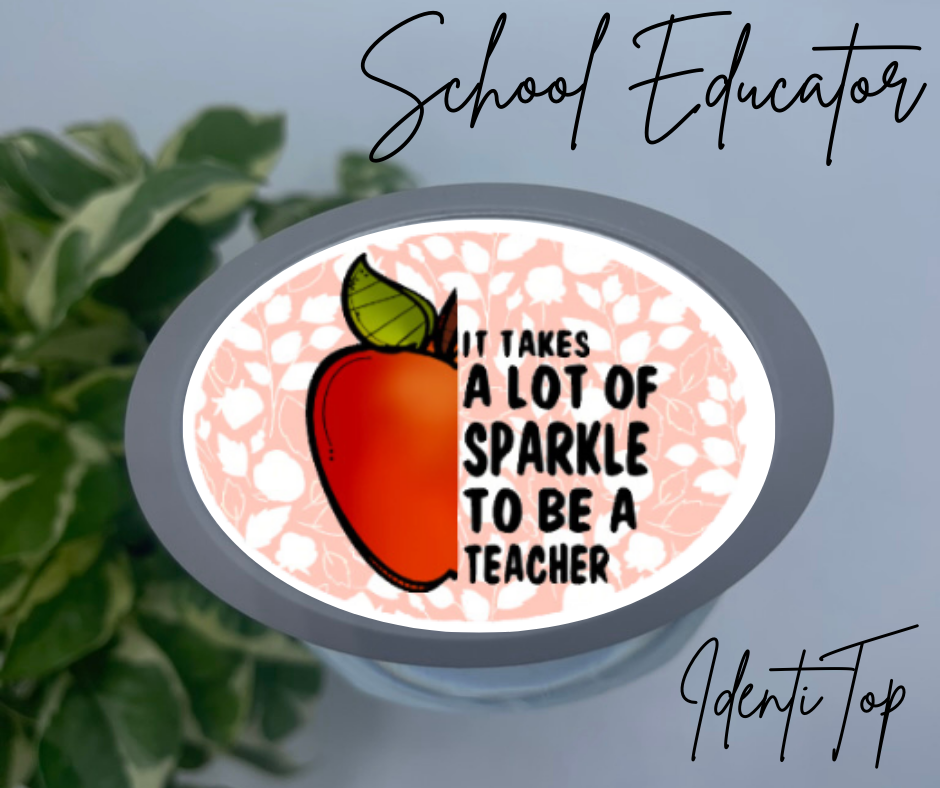 School Educator - Teacher, Tech Teacher, Special Education Teacher, PE Teacher, Day Care Teacher- Identitop Disc