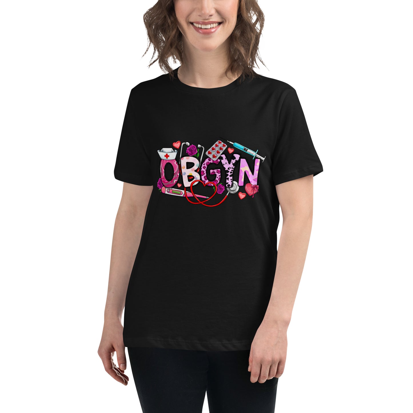 Women's Relaxed T-Shirt - OBGYN Healthcare