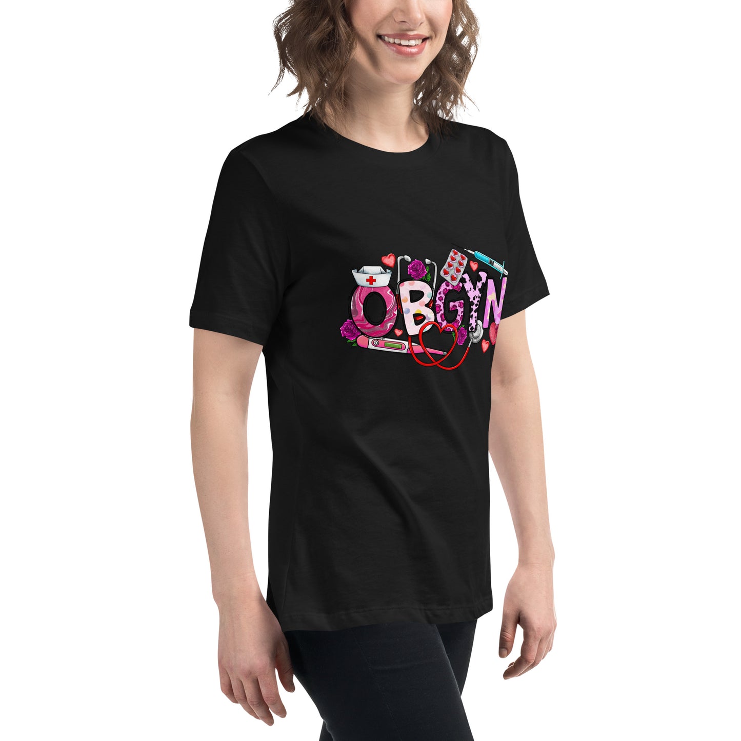 Women's Relaxed T-Shirt - OBGYN Healthcare