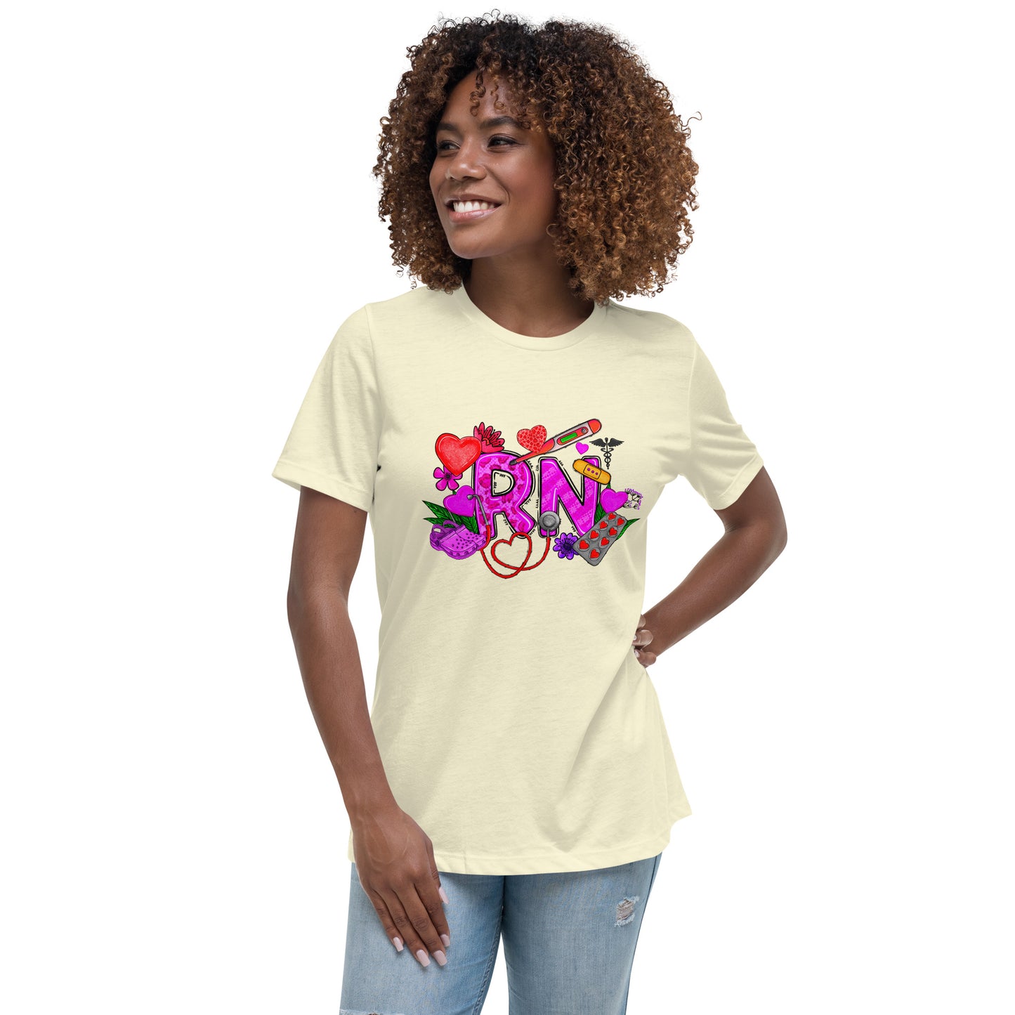 Women's Relaxed T-Shirt - RN Healthcare