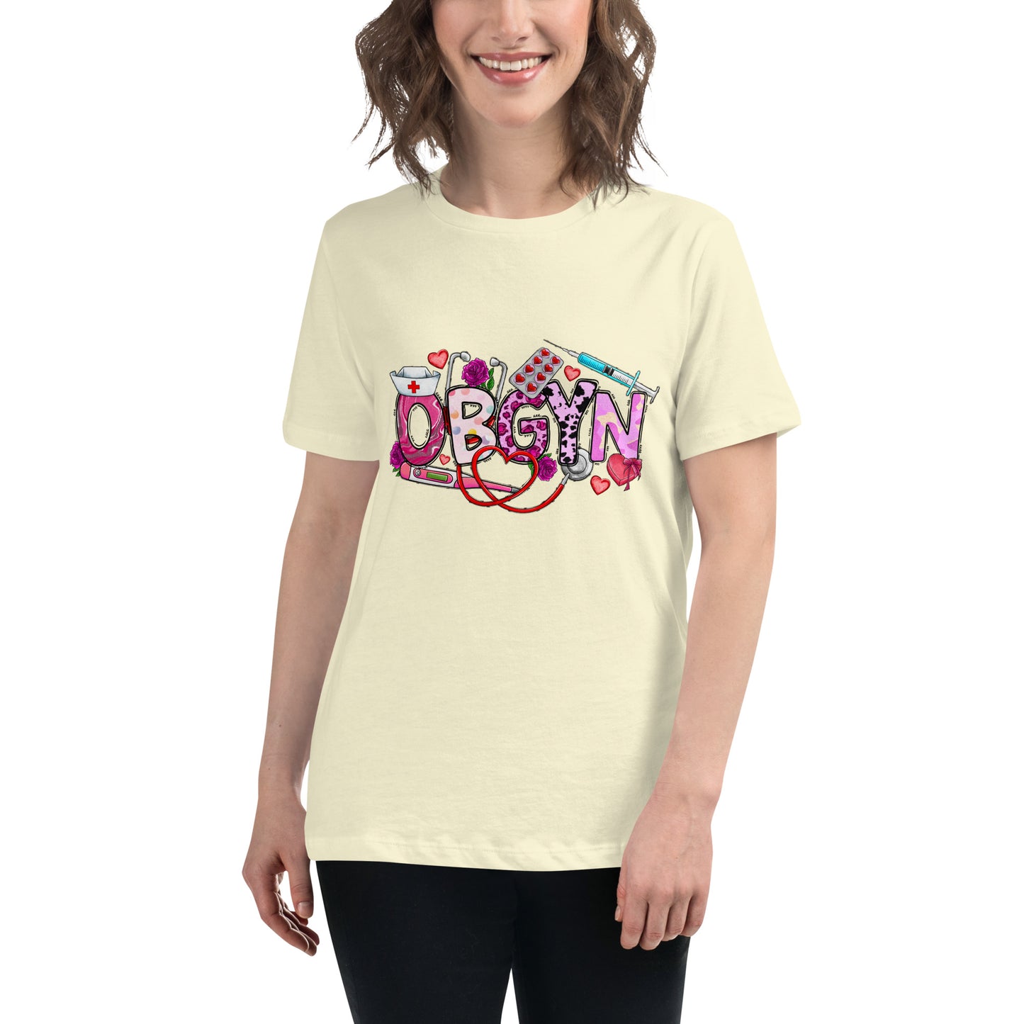 Women's Relaxed T-Shirt - OBGYN Healthcare