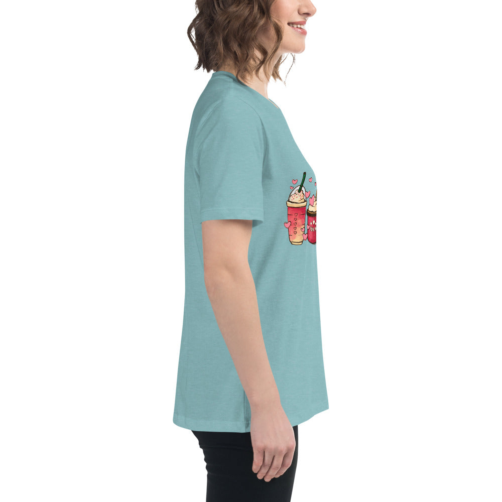 Women's Relaxed T-Shirt - Cappuccino Time