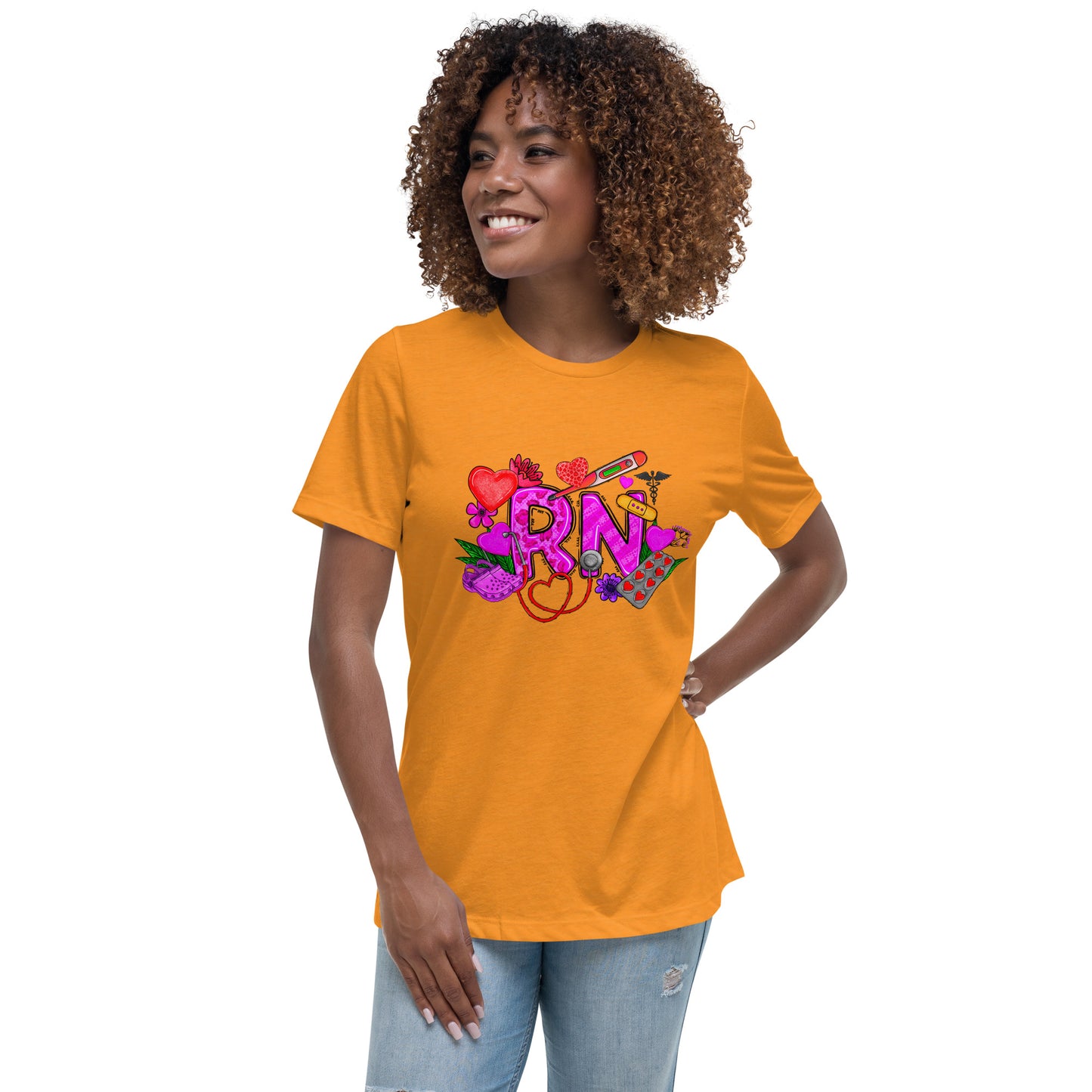 Women's Relaxed T-Shirt - RN Healthcare