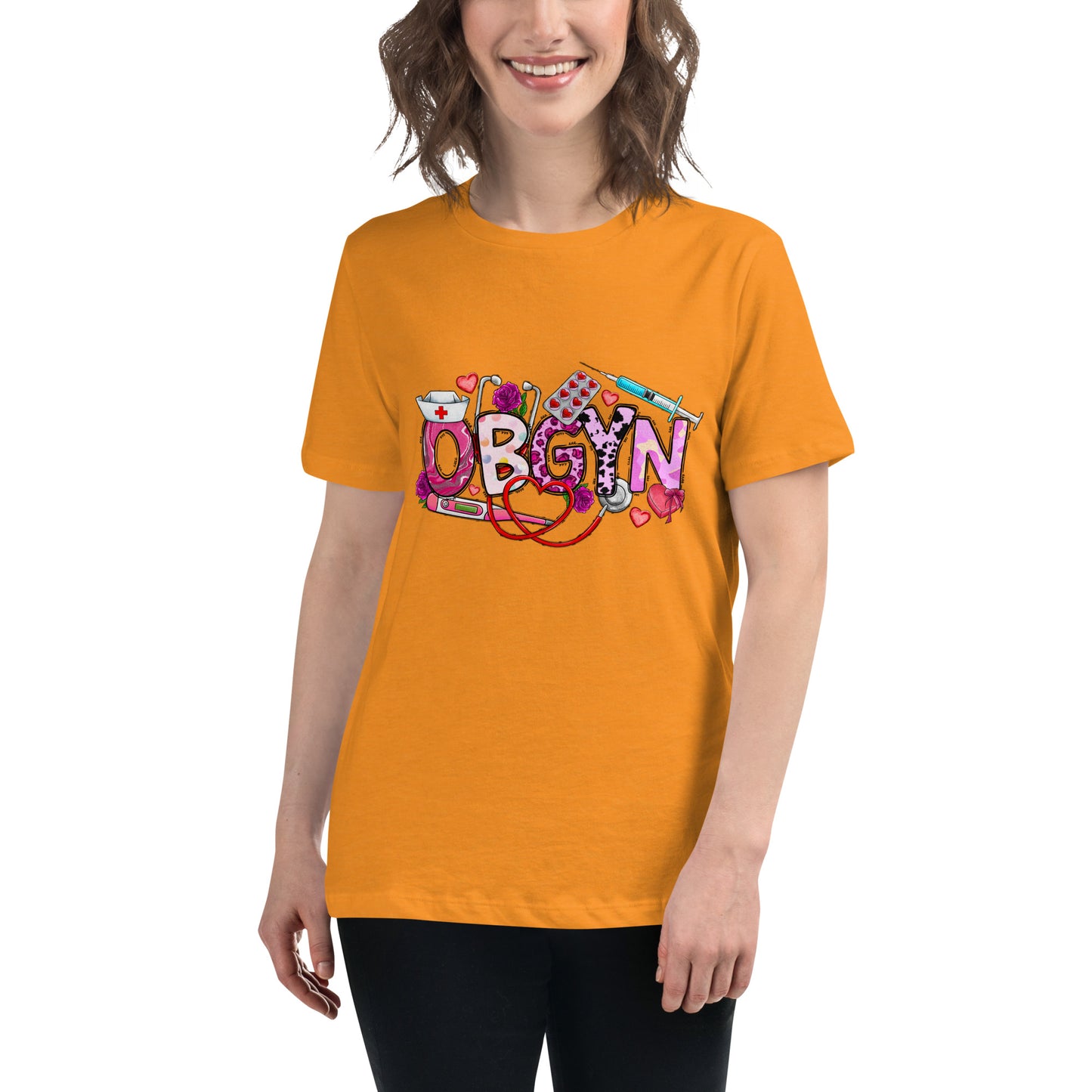 Women's Relaxed T-Shirt - OBGYN Healthcare