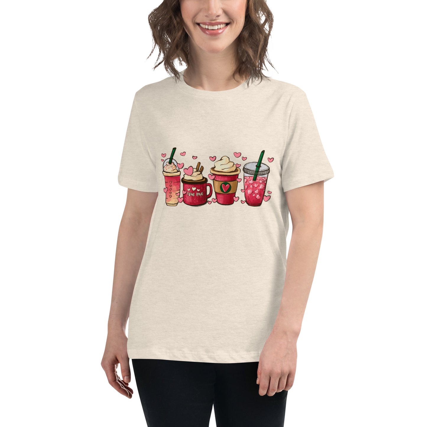 Women's Relaxed T-Shirt - Cappuccino Time