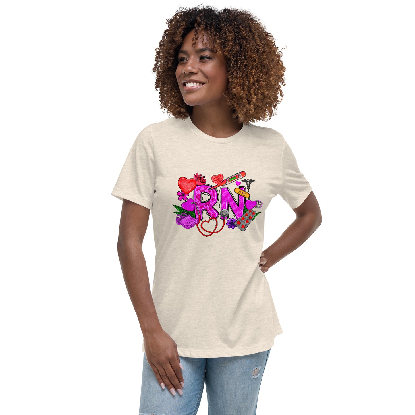 Women's Relaxed T-Shirt - RN Healthcare