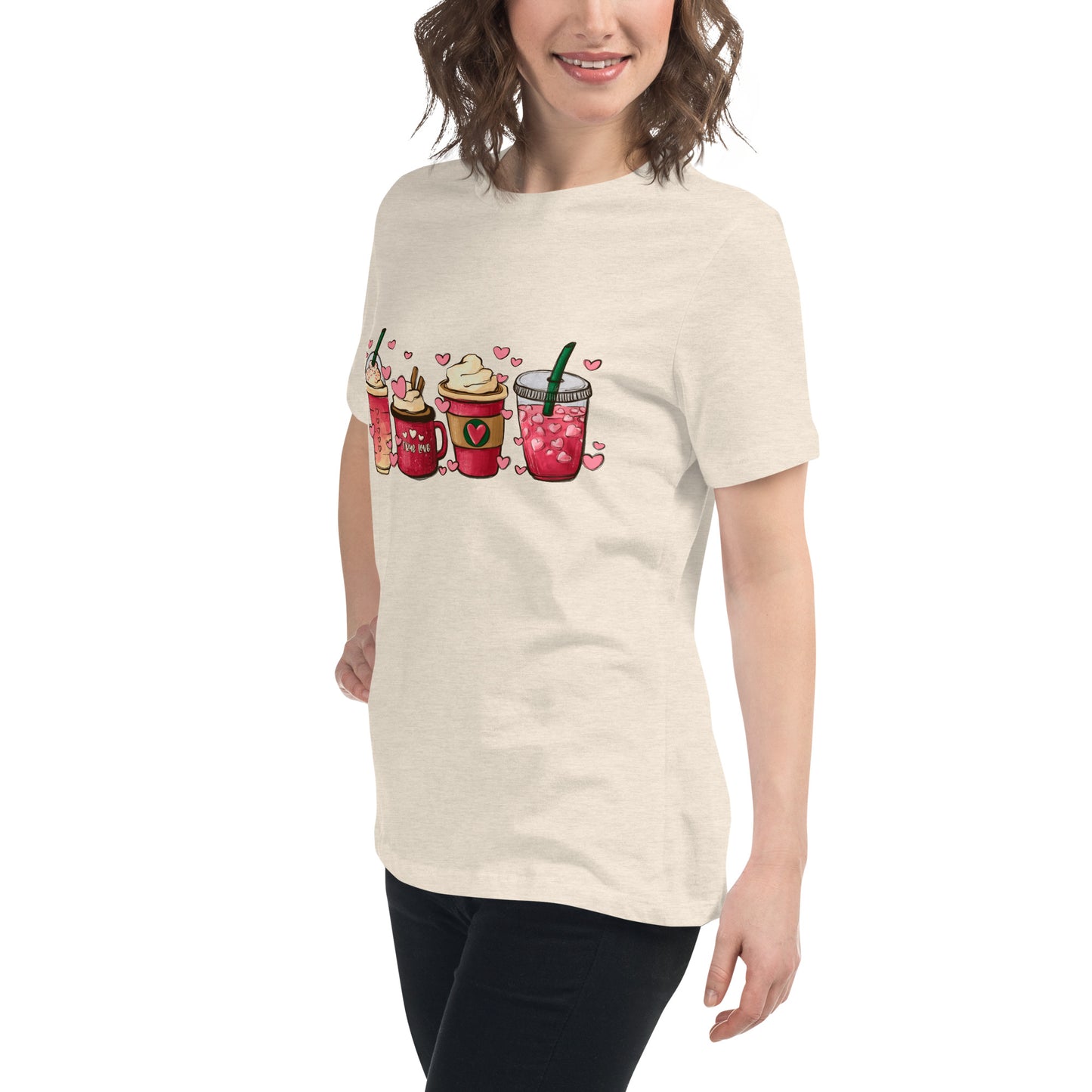 Women's Relaxed T-Shirt - Cappuccino Time