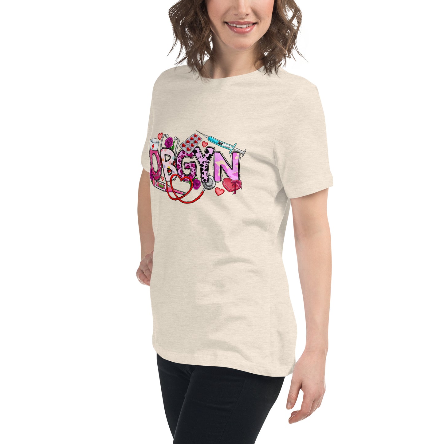 Women's Relaxed T-Shirt - OBGYN Healthcare