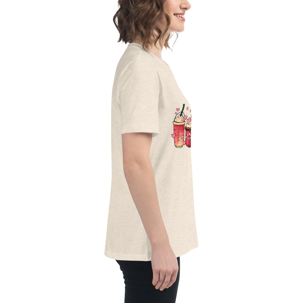 Women's Relaxed T-Shirt - Cappuccino Time