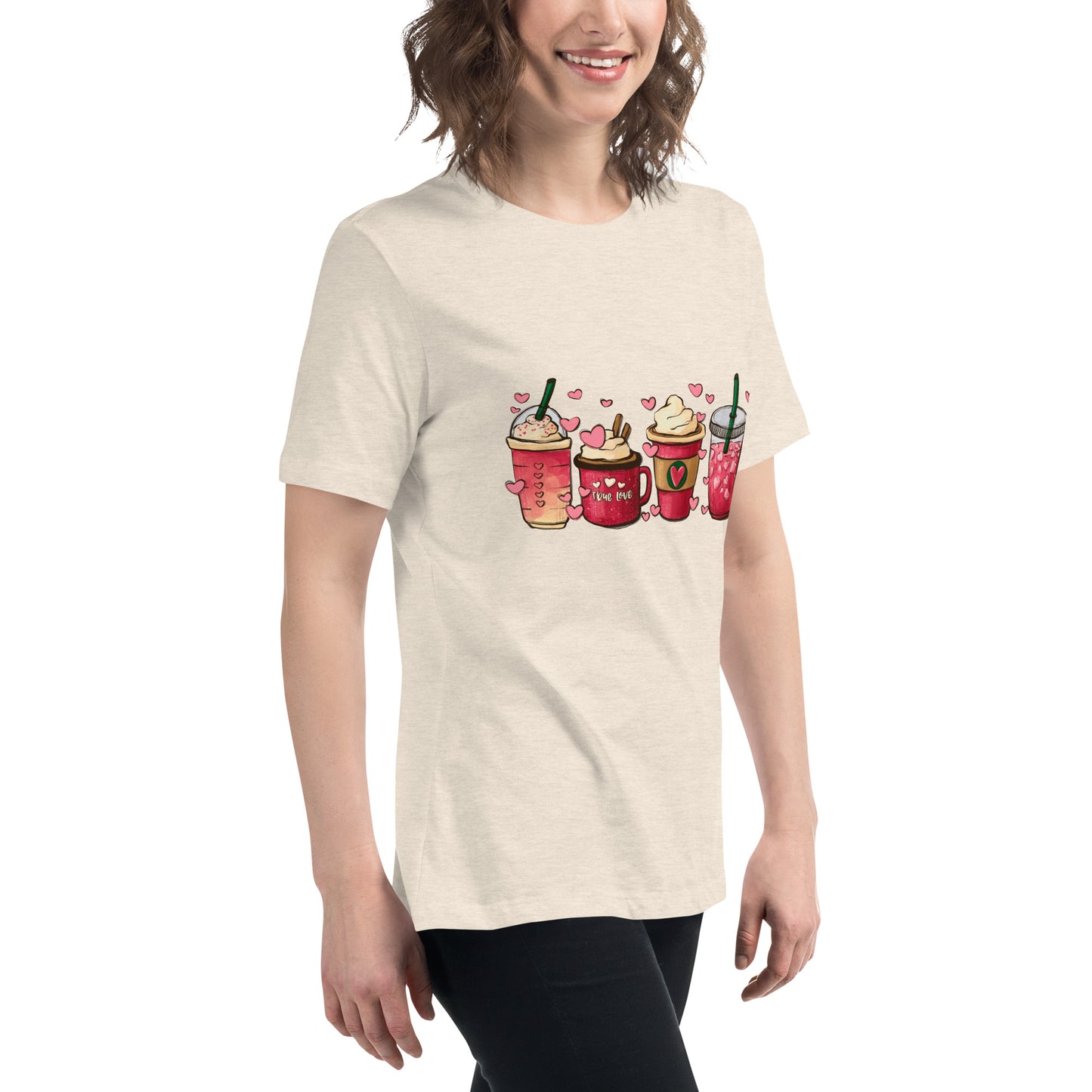 Women's Relaxed T-Shirt - Cappuccino Time