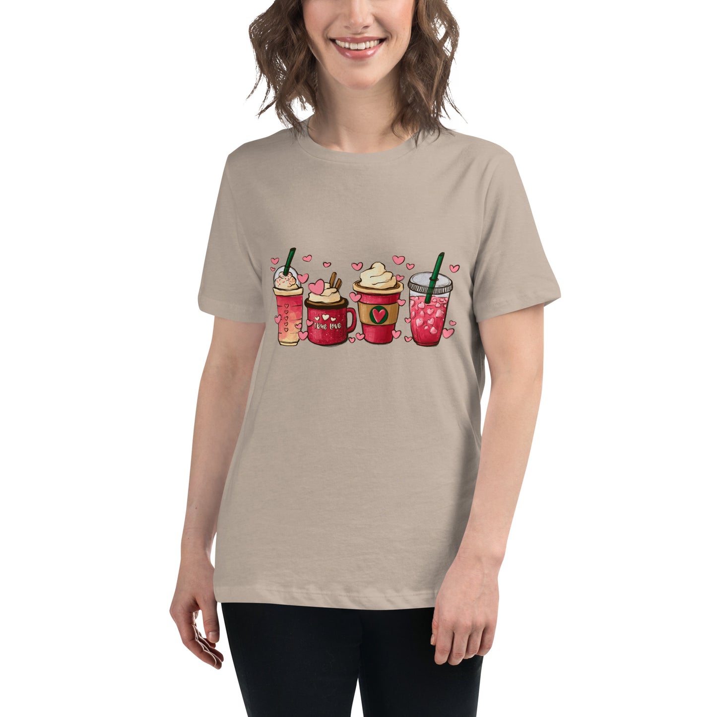 Women's Relaxed T-Shirt - Cappuccino Time