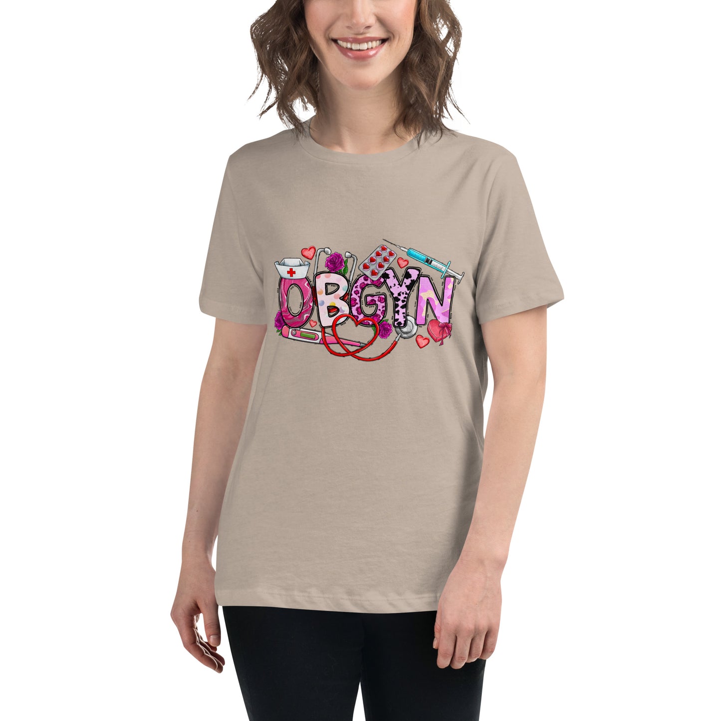 Women's Relaxed T-Shirt - OBGYN Healthcare