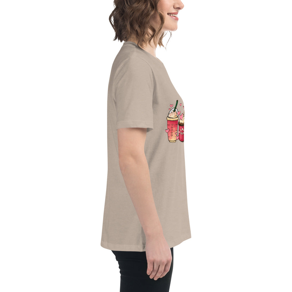 Women's Relaxed T-Shirt - Cappuccino Time