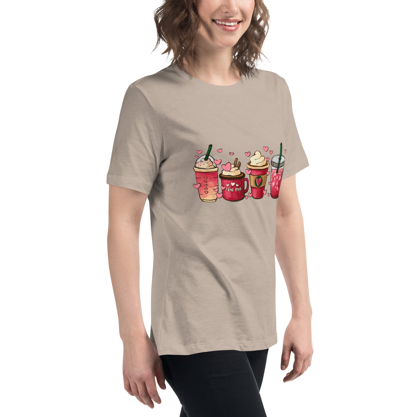 Women's Relaxed T-Shirt - Cappuccino Time