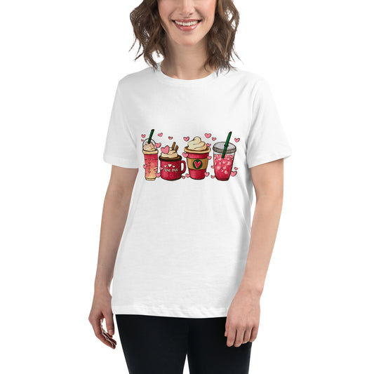 Women's Relaxed T-Shirt - Cappuccino Time