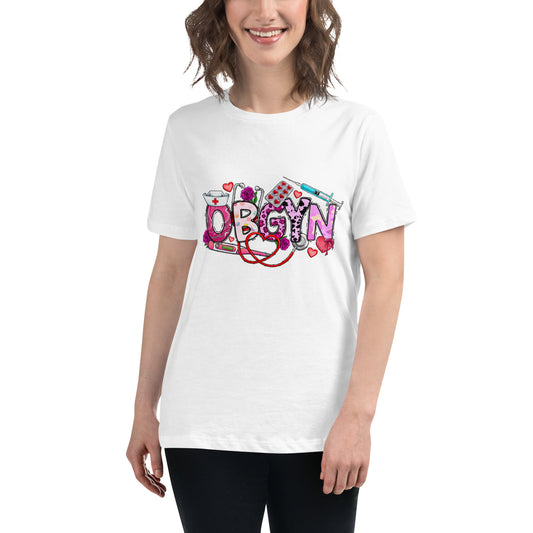 Women's Relaxed T-Shirt - OBGYN Healthcare